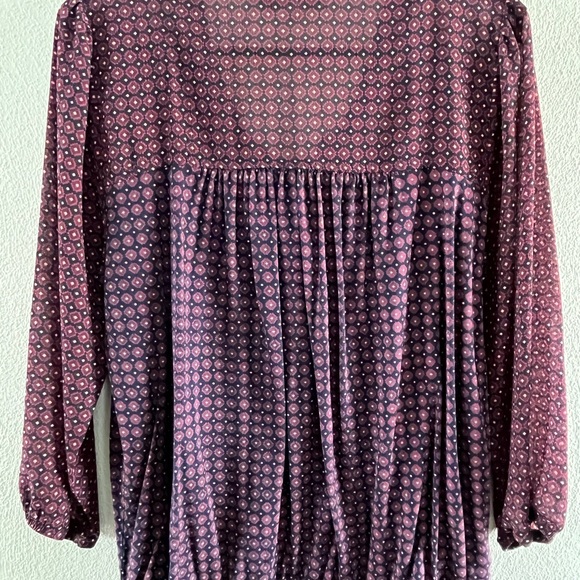 Loft, size Medium, wine/navy color - Picture 4 of 5